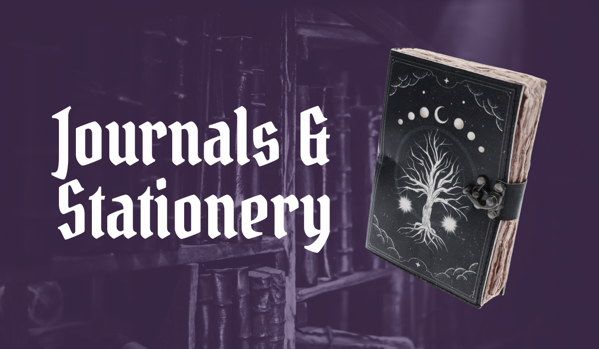 goth journals and stationery, steampunk journal and stationery